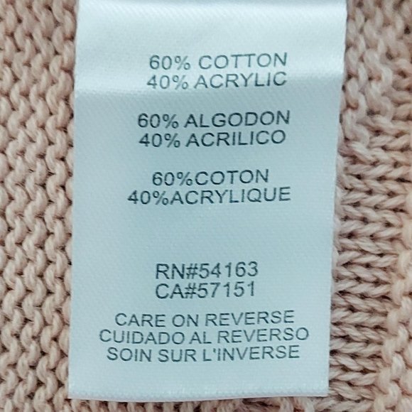 Calvin Klein Women's Cowl Neck Sweater Pink Size: Small NWOT - Picture 7 of 8